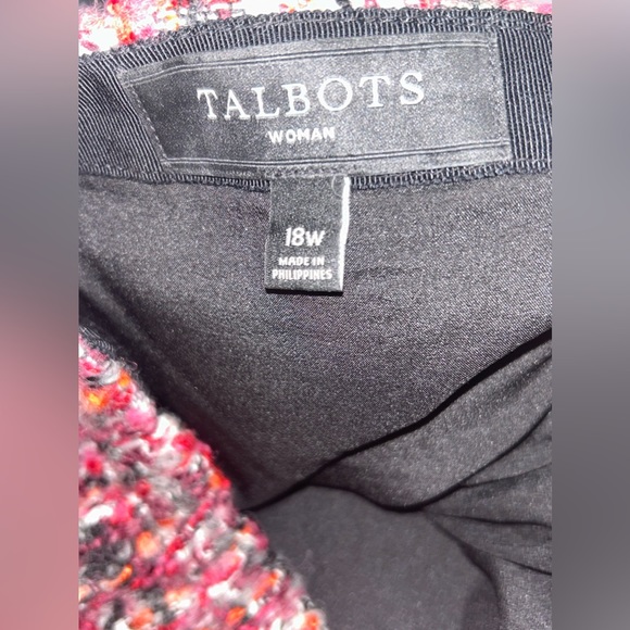 Talbots Skirt 18w size 18 wool acrylic polyester blend multicolor - Picture 5 of 6